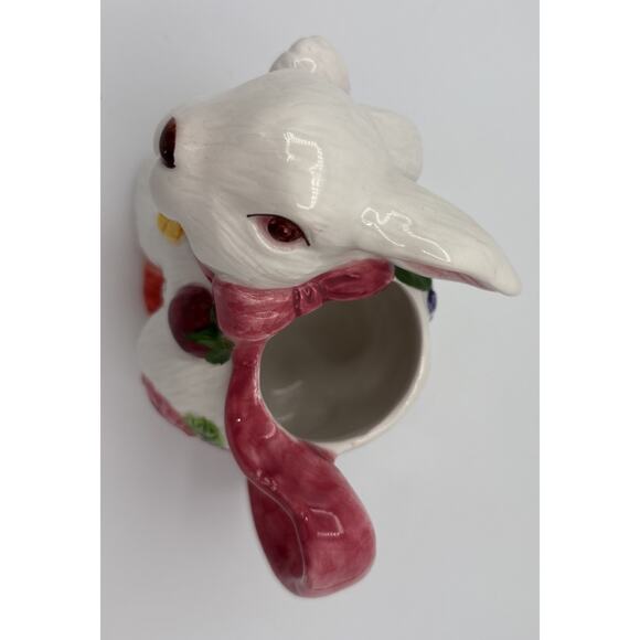 Ceramic Spring Rabbit Creamer Easter Table Decor - Picture 4 of 11